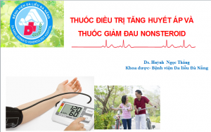 Thuốc điều trị tăng huyết áp và thuốc giảm đau Nonsteroid