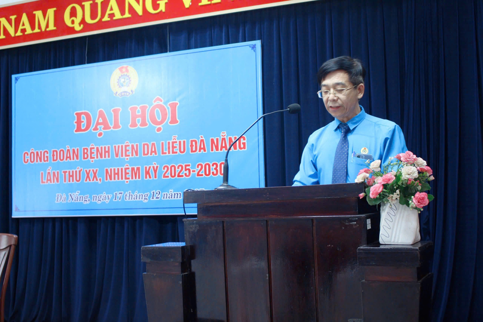 Đại hội công đoàn Bệnh viện Da liễu TP. Đà Nẵng lần thứ XX, nhiệm kỳ 2025-2030